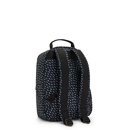 Sacs À Dos Kipling Seoul Small Printed Tablet Noir | FR 1603UZ